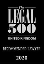 Legal 500 2020 recommended lawyer